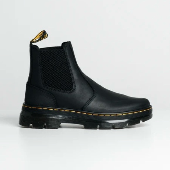 Dr. Martens Embury Black Leather Ankle Boots - Picture 5 of 10